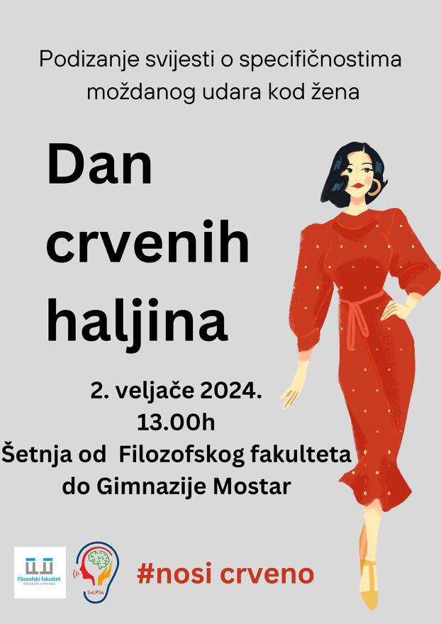 Mostar obilježava Dan crvenih haljina - Mostar šeta u crvenom: Pridružite se! 